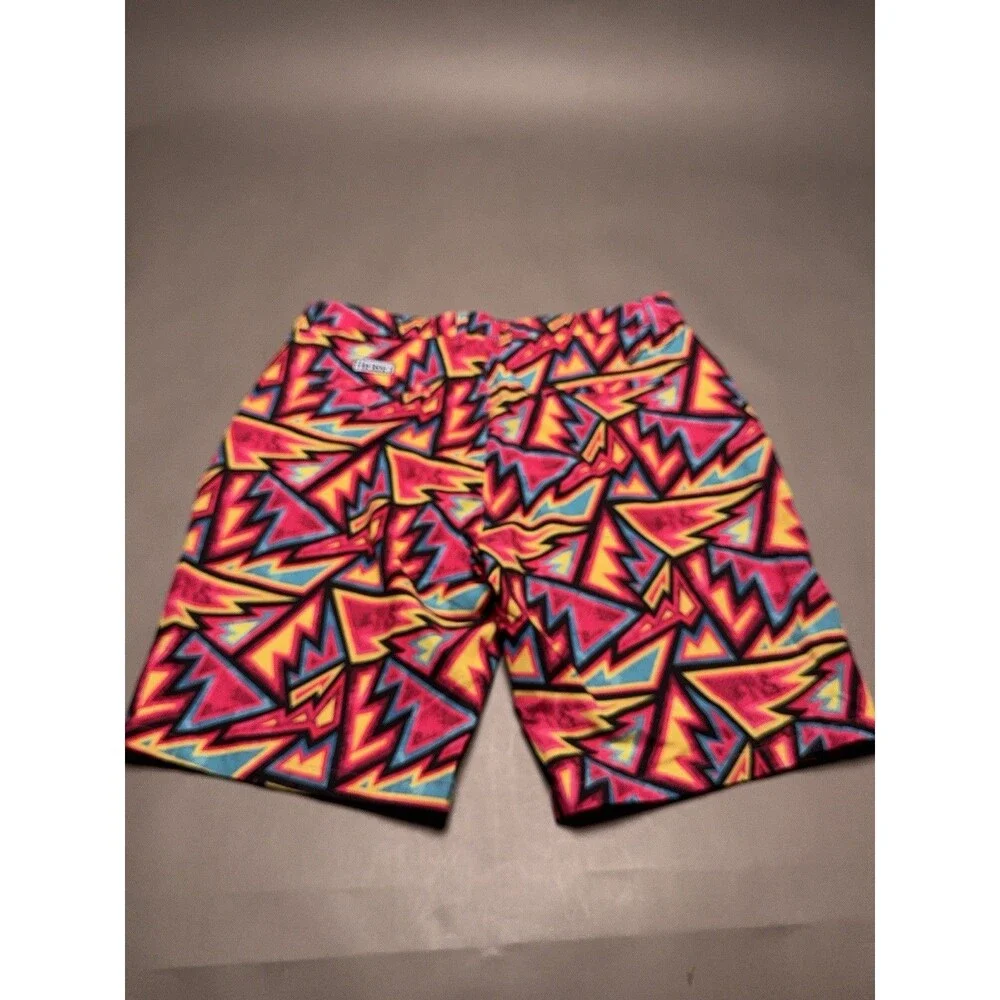 Hreski Golf Shorts Mens 34 Abstract Geometric All Over Print 11